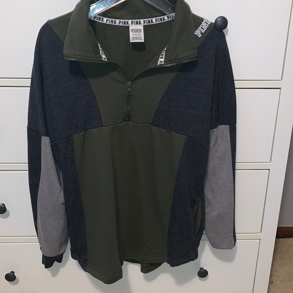 PINK Victoria Secret Quarter Zip Up